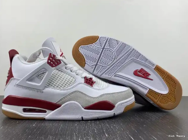 Kicked Out Shoe Store Jordan 4 Retro SB Pine Red DR5415-160 0625